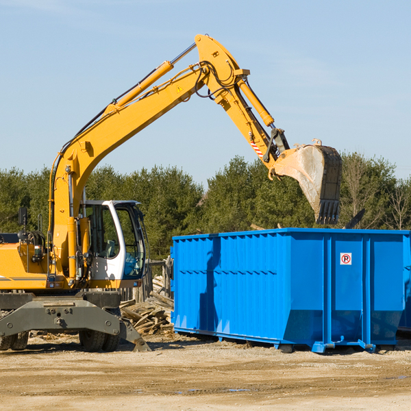 can i choose the location where the residential dumpster will be placed in Roxana Illinois